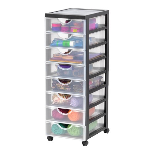 Cassettiera plastica mobile - cassettiera, 8