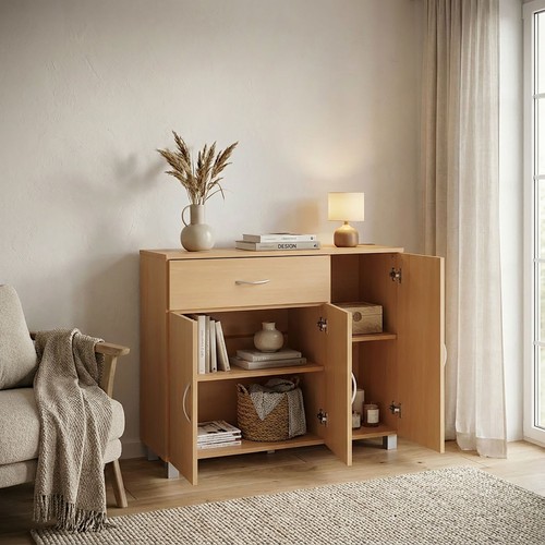 Finebuy credenza 90x75 - 90x75, cm